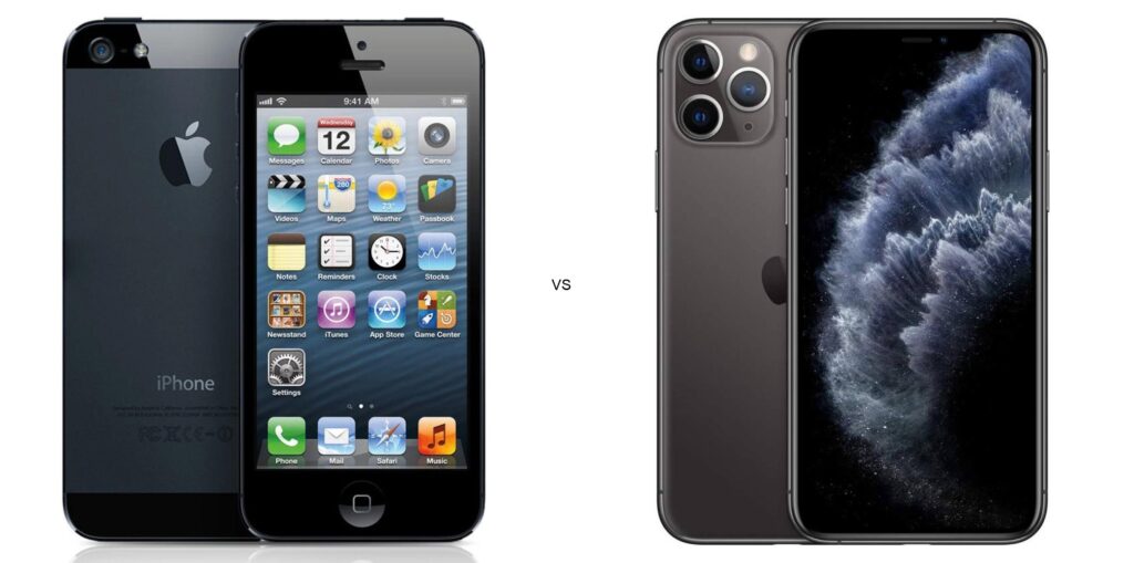 apple-iphone-5_vs_apple-iphone-11-pro