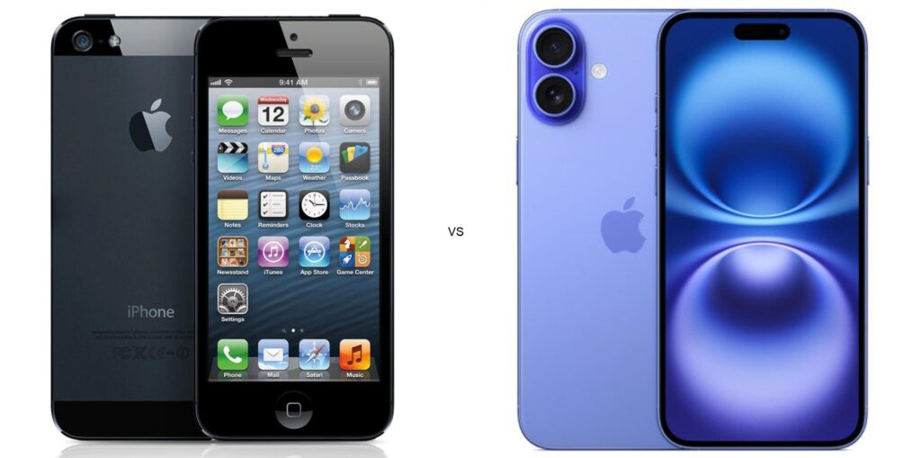 apple-iphone-5_vs_apple-iphone-16-plus