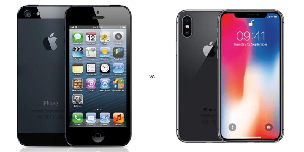 apple-iphone-5_vs_apple-iphone-x
