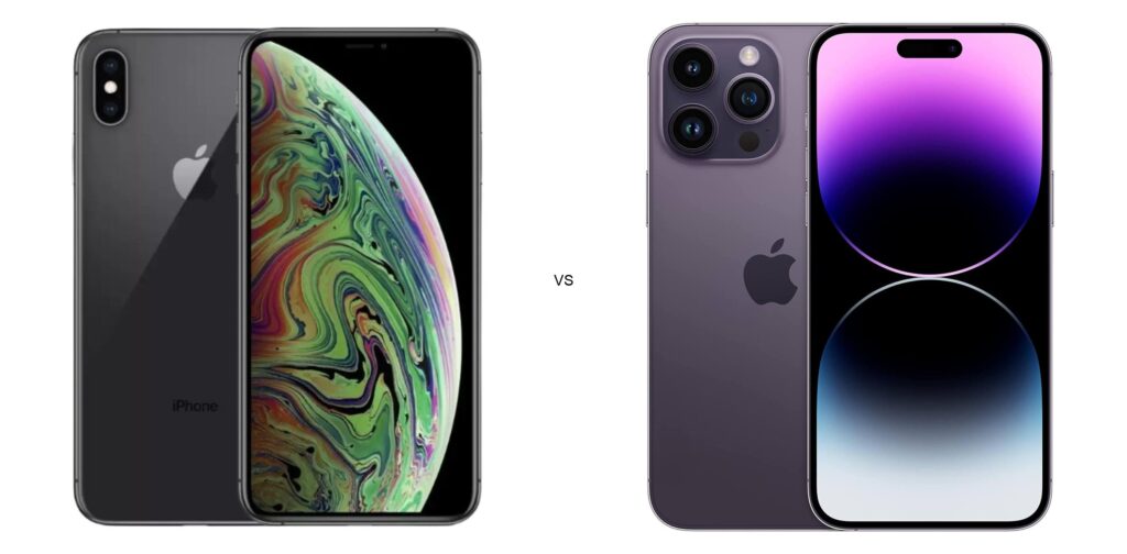 apple-iphone-xs-max_vs_apple-iphone-14-pro-max